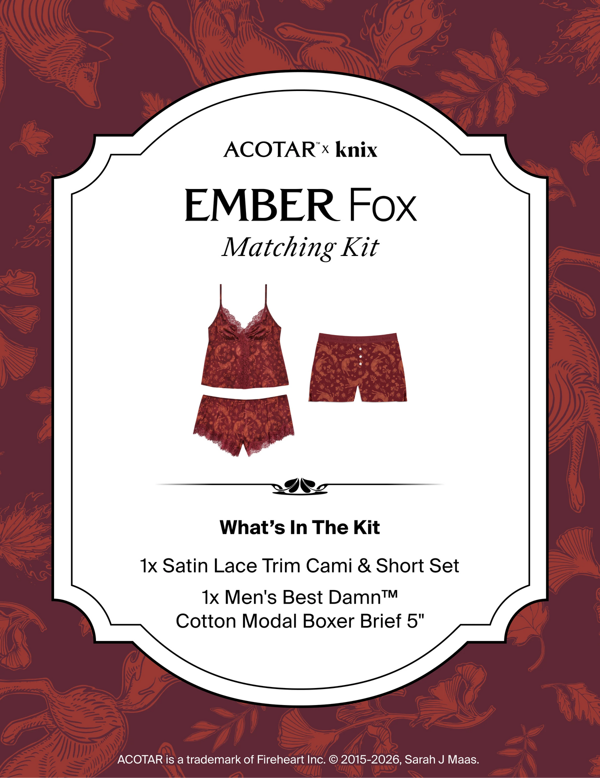 Ember Fox Matching Kit