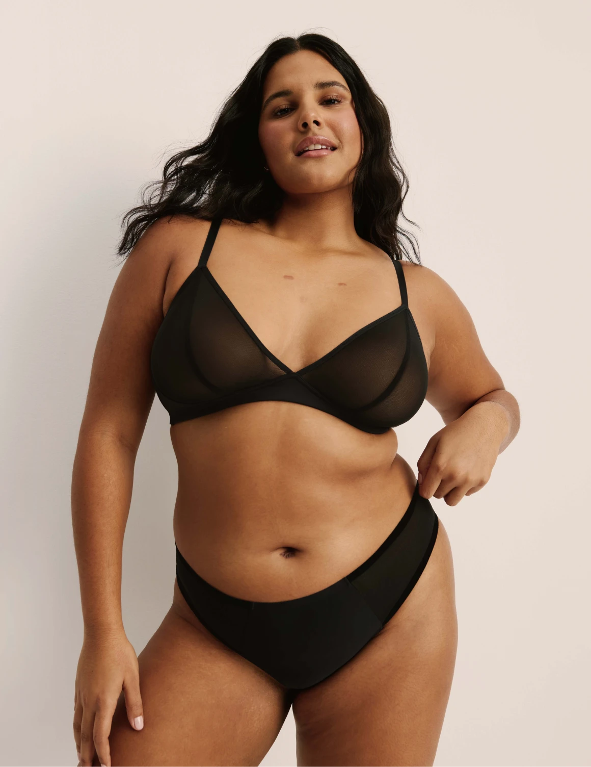 Adiya is a 36C and wearing KNIX L  | Black