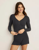 | Black with White Polka Dot