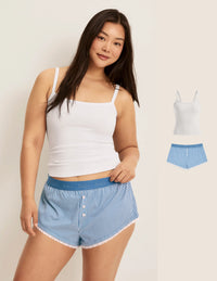 Leakproof Mini Boxer PJ Set