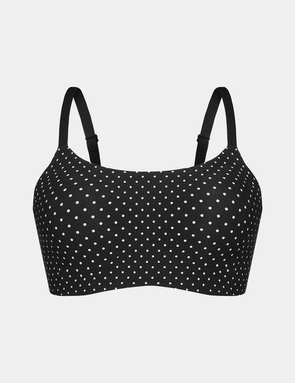 | Black with White Polka Dot