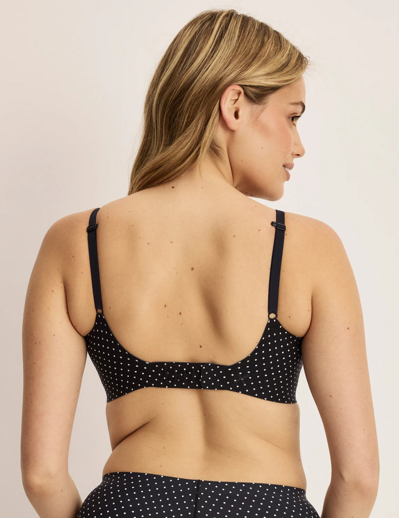 | Black with White Polka Dot