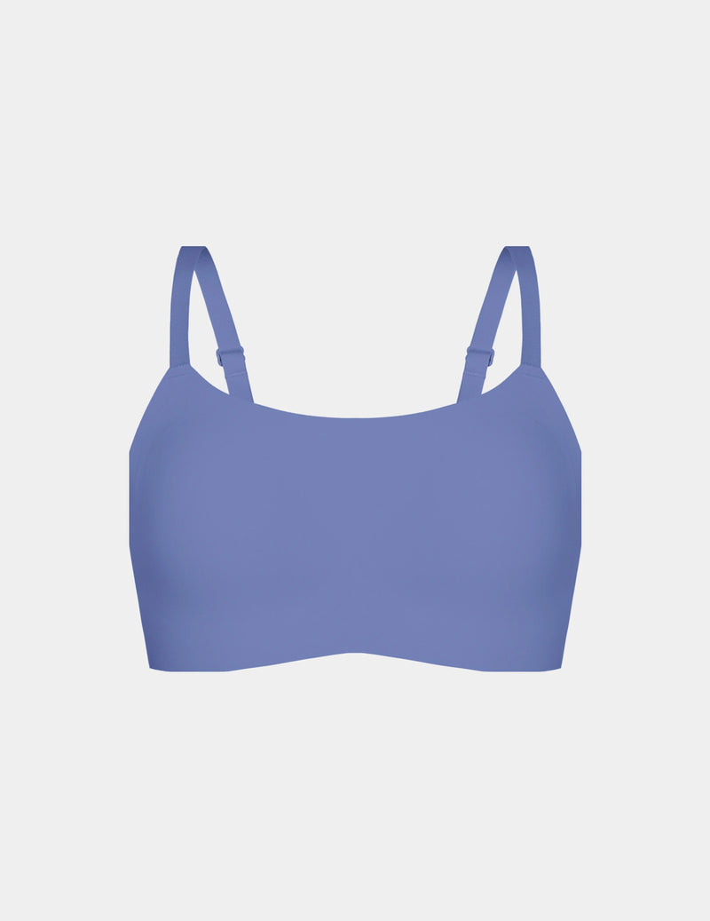 View of Revolution Scoop Bra shown front-facing against a light gray background