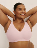 Leslie is a 38D and wearing KNIX XL+ | Rose Water