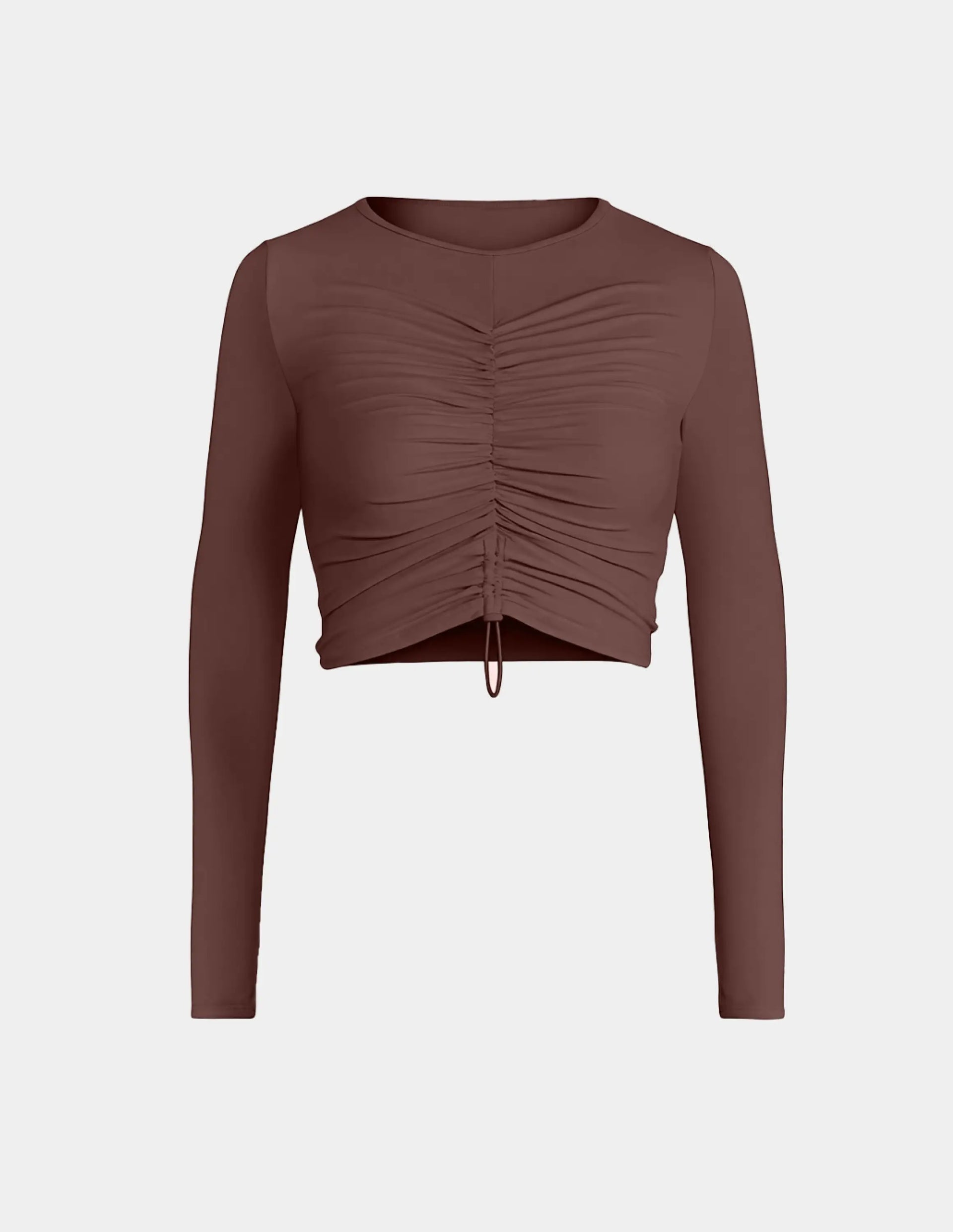 Ruched Long Sleeve Swim Top – Knix Canada