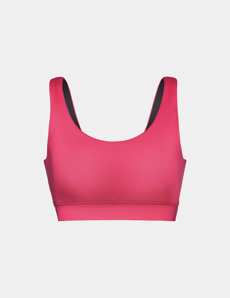 Teen Double Scoop Bikini Top shown front-facing against a light gray background