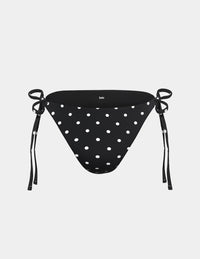 | Black with White Polka Dot
