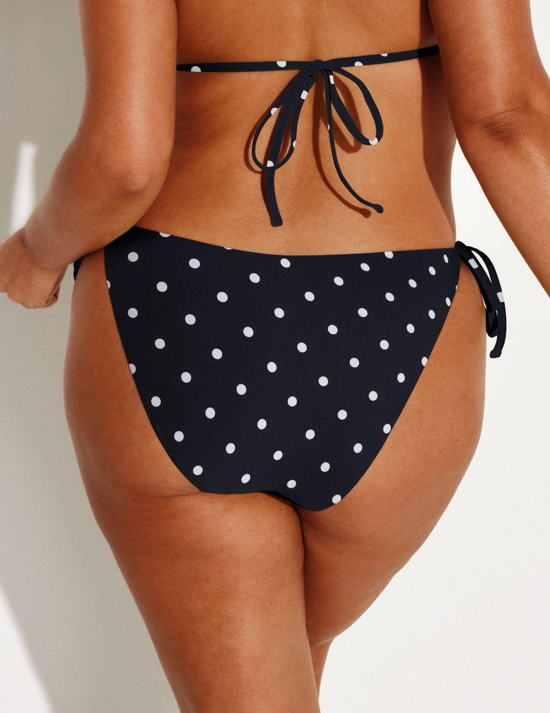 | Black with White Polka Dot