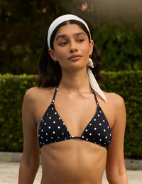 | Black with White Polka Dot