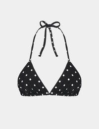 | Black with White Polka Dot