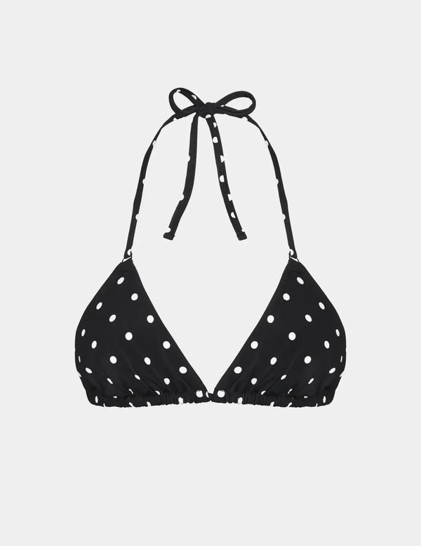 | Black with White Polka Dot