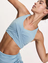 Maya is a 32A and wearing KNIX S | Blue Mist
