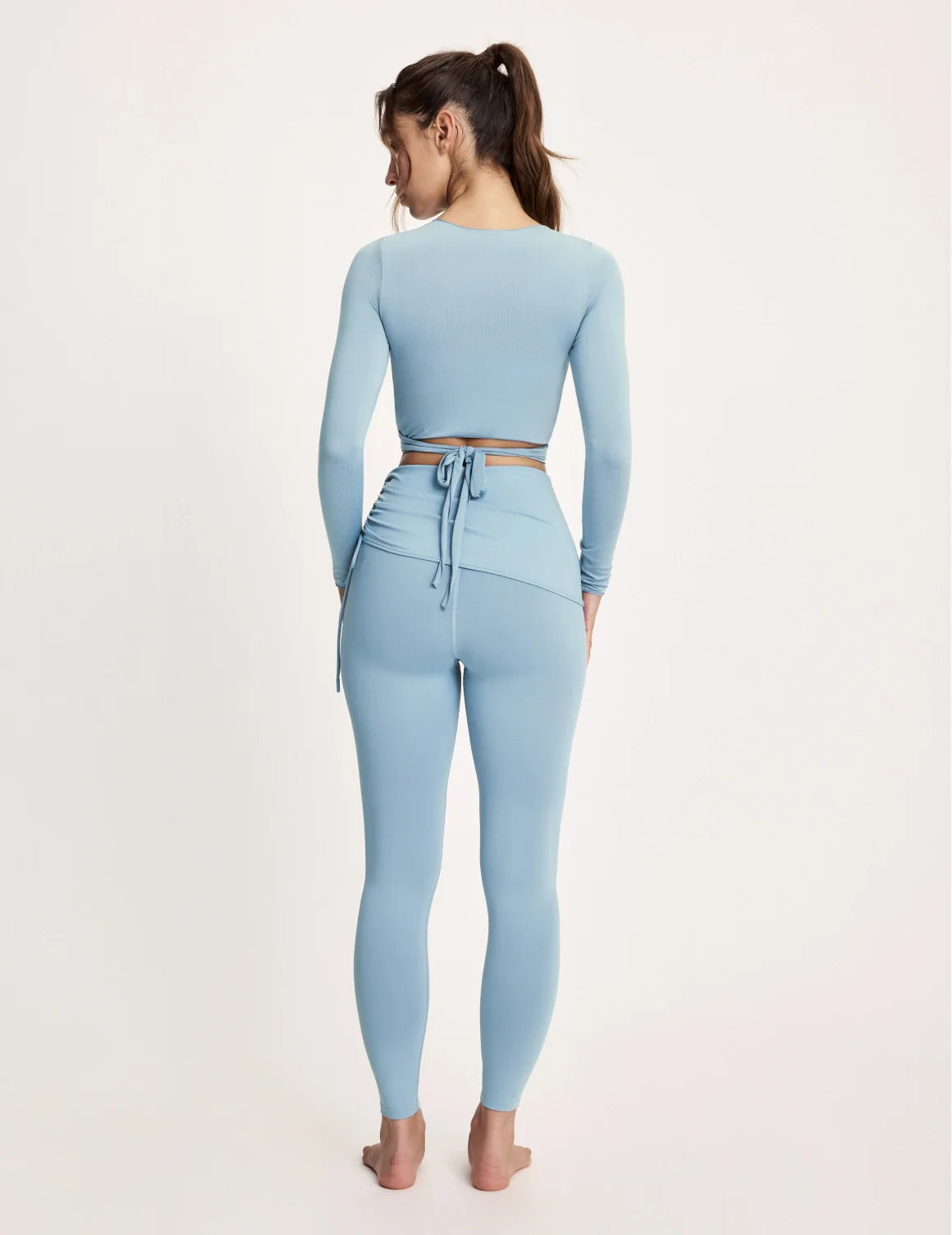Maya is a 32A and wearing KNIX S | Blue Mist