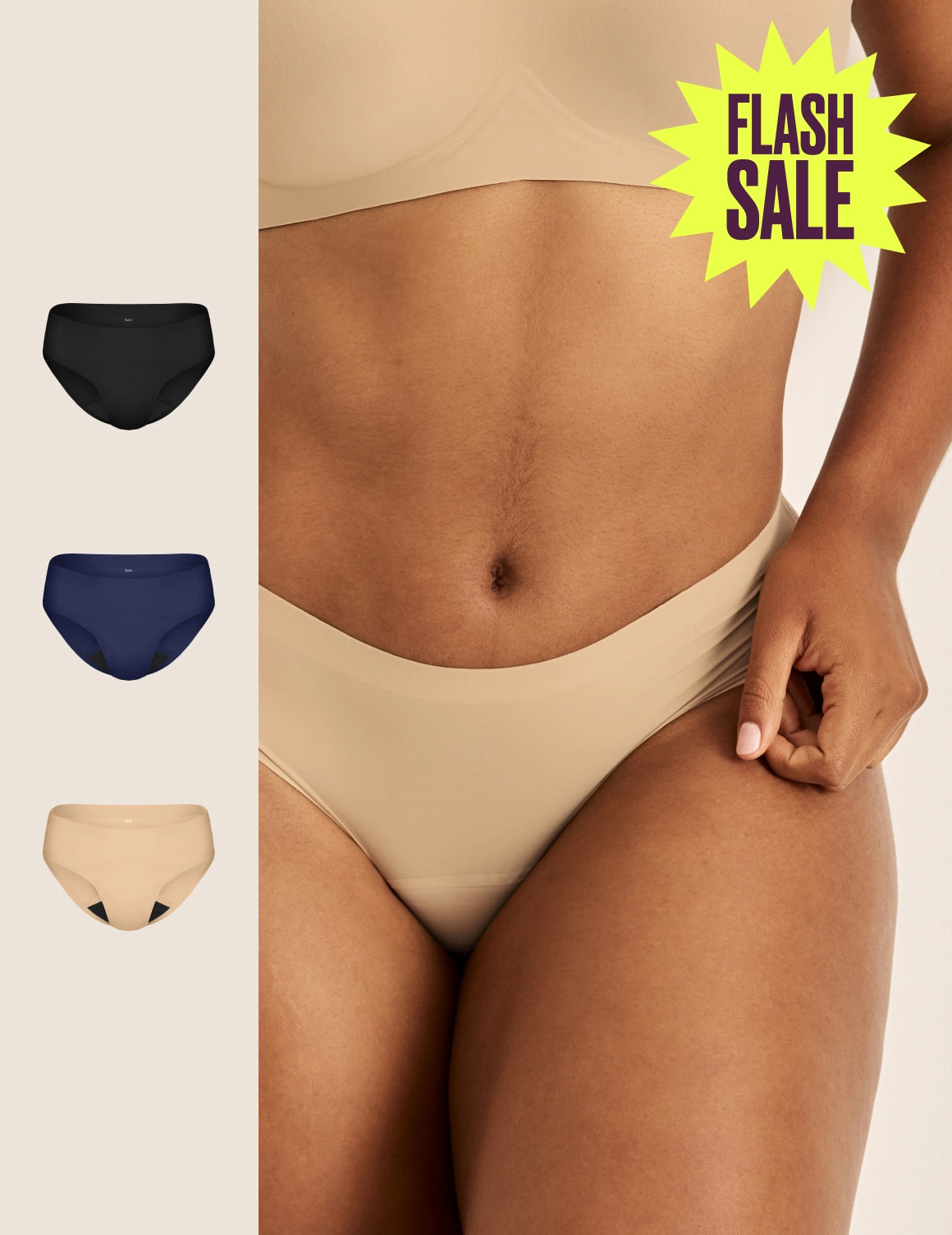 Super Leakproof® No-Show Bikini 3-Pack