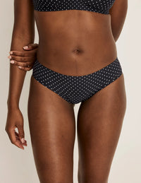 | Black with White Polka Dot