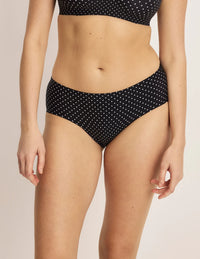 | Black with White Polka Dot