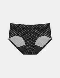 | Black with White Polka Dot