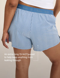 Text on Image: An extra-long 13-14.5" gusset to help keep anything from leaking through