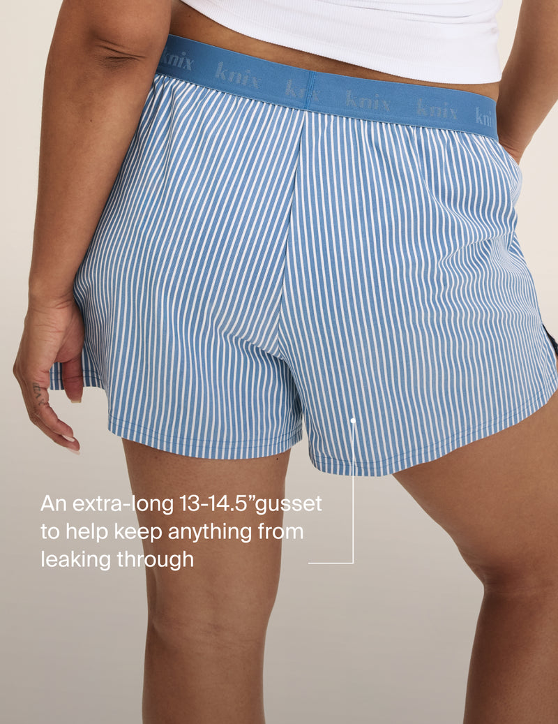 Text on Image: An extra-long 13-14.5" gusset to help keep anything from leaking through