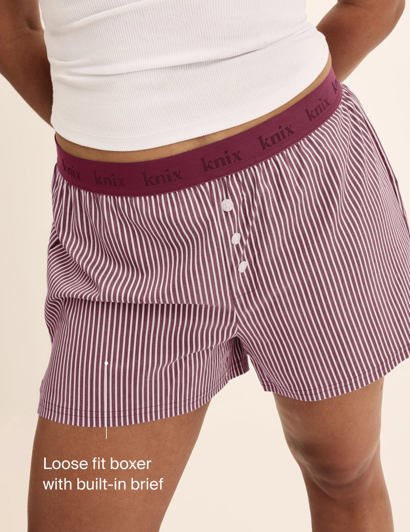 | Dark Cherry Stripe