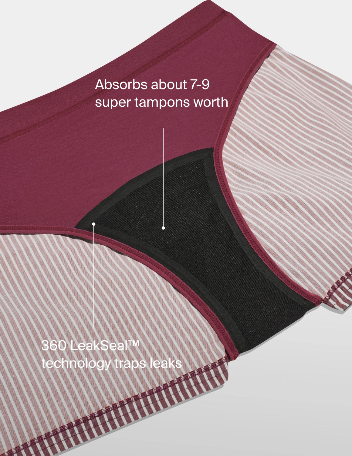 | Dark Cherry Stripe