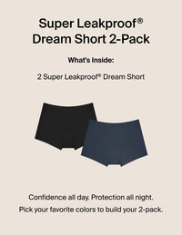 Super Leakproof® Dream Short 2-Pack
