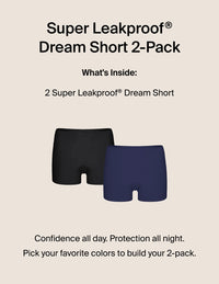 Super Leakproof® Dream Short 2-Pack