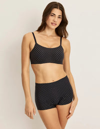 | Black with White Polka Dot