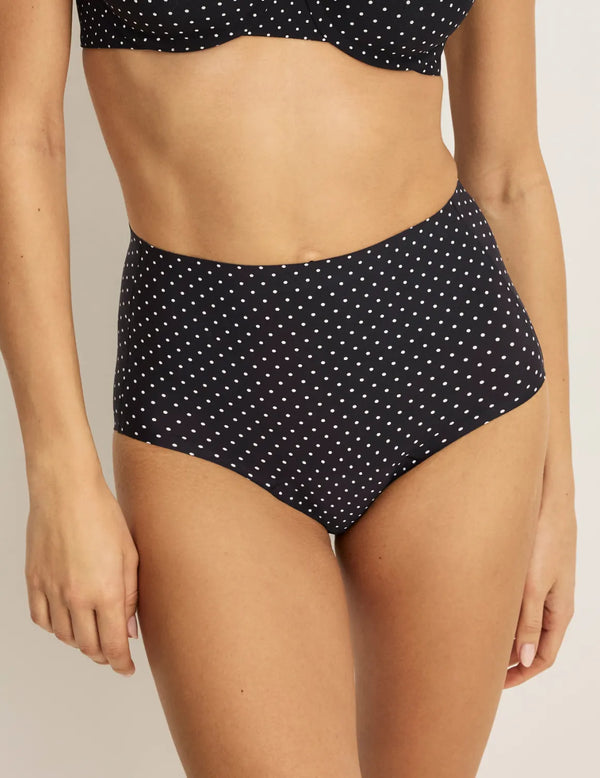 | Black with White Polka Dot
