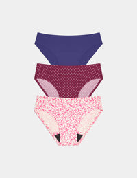 | Candy Heart/Pink Bows/Deep Blue