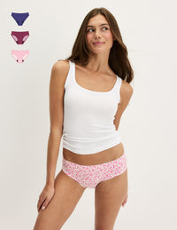 | Candy Heart/Pink Bows/Deep Blue