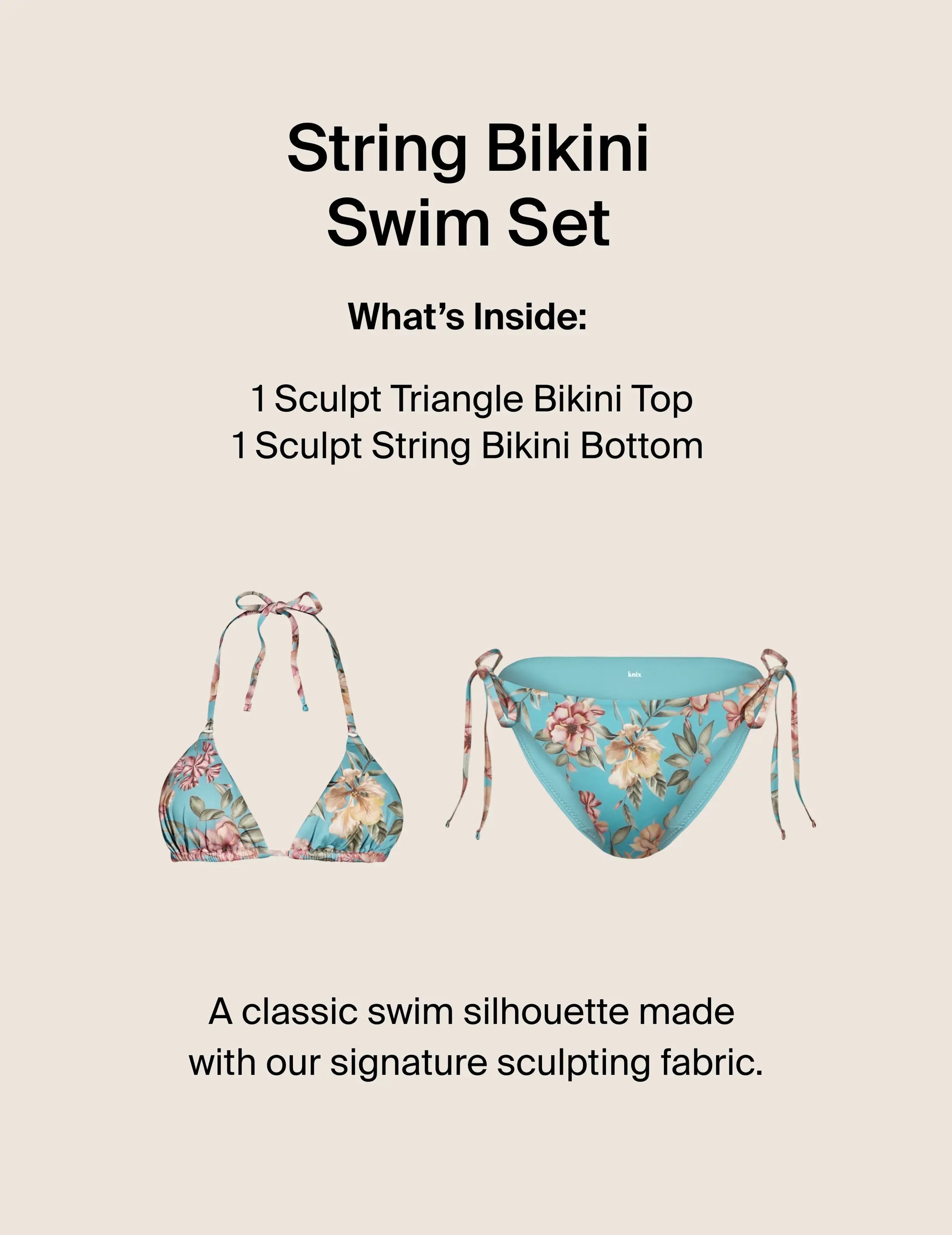 String Bikini Swim Set