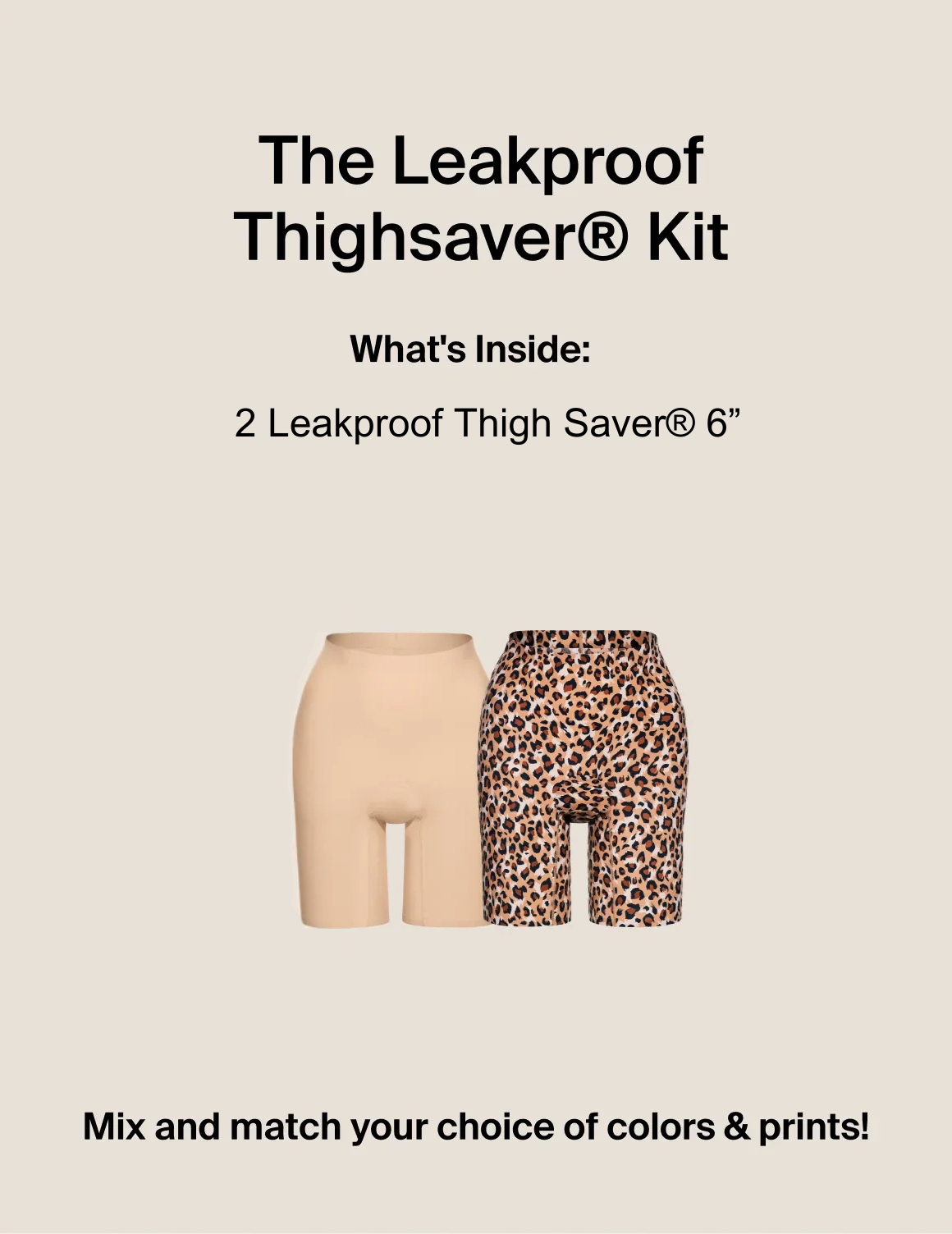 Leakproof Thigh Saver® 2-Pack