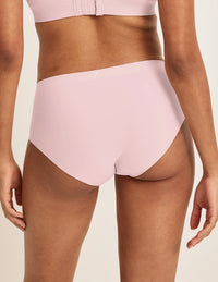 Back view of model wearing the Light Leakproof No-Show Boyshort highlighting the coverage and smooth fit
